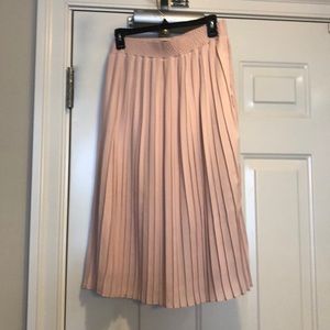 Blush pink skirt